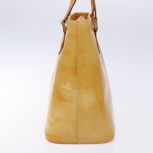 LOUIS VUITTON Monogram Vernis Houston Hand Bag Beige M91004 - Picture 4 of 13